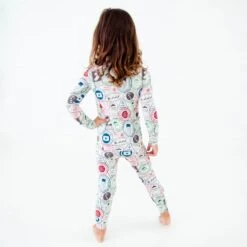 Letters To Santa Two Piece Pajamas Set 10 Letters To Santa Two Piece Pajamas Set -DREAMIERE Store stampstwopiecejamms 5