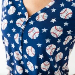 Stars And Strikes Women's Short Sleeve Loungewear 11 Stars And Strikes Women's Short Sleeve Loungewear -DREAMIERE Store starsandstrikeswomensSSLoungewear 7