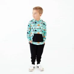A Drop Of Magic Hoodie And Jogger Set - Teal -DREAMIERE Store tealshelfhoodieandjoggerset 2
