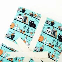 A Drop Of Magic Quilted Children's Bamboo Blanket - Teal 9 A Drop Of Magic Quilted Children's Bamboo Blanket - Teal -DREAMIERE Store tealshelfquiltedblanket 2