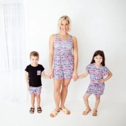 AZ You Wish Pocket Tee And Short Set -DREAMIERE Store trivalpocketteeandshortsset 9