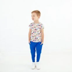 Diggin' Bedtime Basic Tee And Jogger Set 9 Diggin' Bedtime Basic Tee And Jogger Set -DREAMIERE Store trucksbasicteeandjoggerpants 6