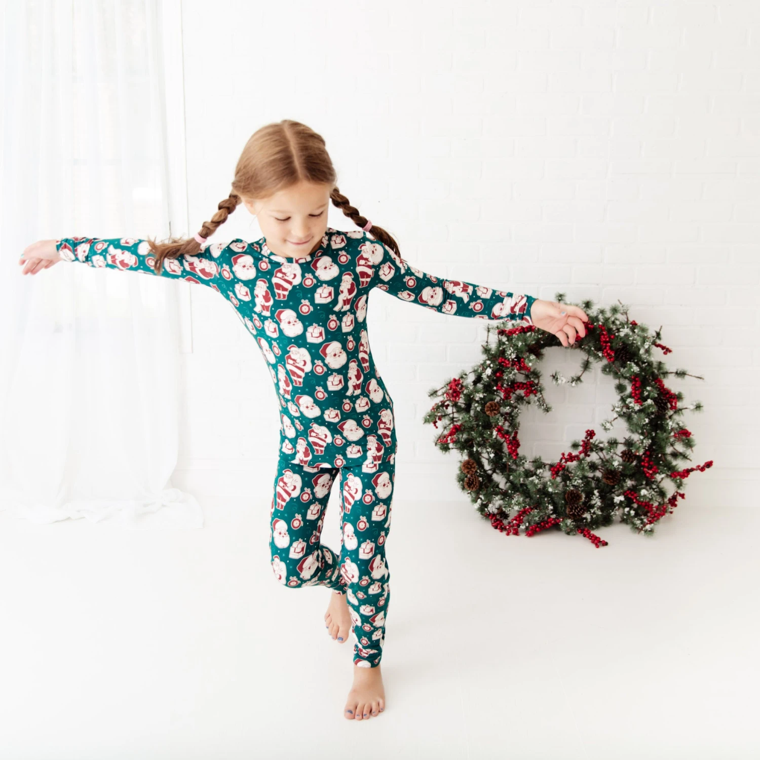 We Believe Two Piece Pajamas Set - Jolly Green 6 We Believe Two Piece Pajamas Set - Jolly Green - Image 4