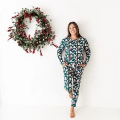 We Believe Women's Long Sleeve Loungewear - Jolly Green