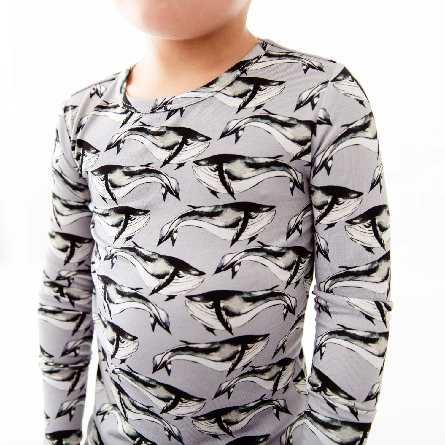 Whale Hello There Two Piece Pajamas Set 4 Whale Hello There Two Piece Pajamas Set - Image 2