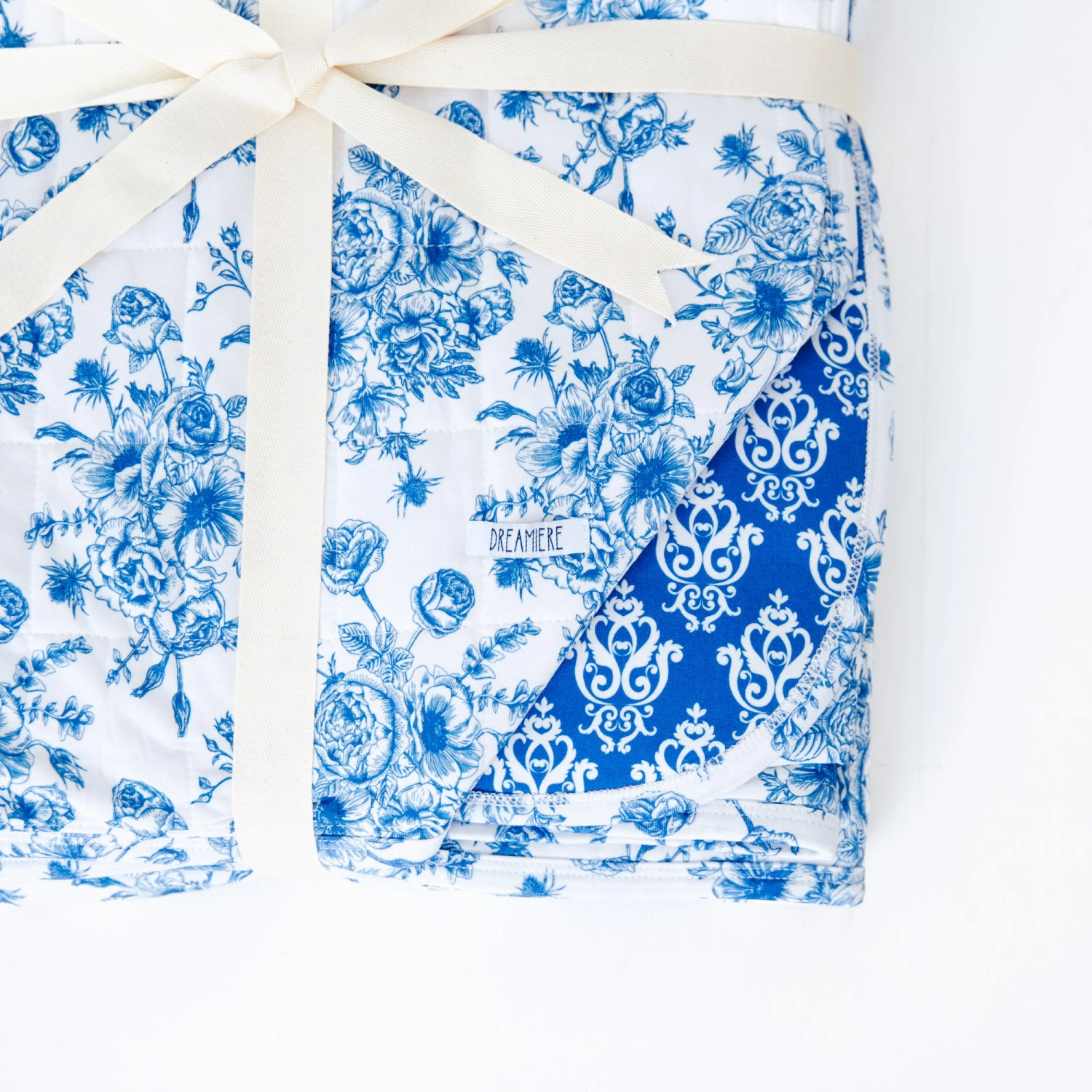 Something Blue Quilted Adult Bamboo Blanket - Two Layer 6 Something Blue Quilted Adult Bamboo Blanket - Two Layer - Image 4