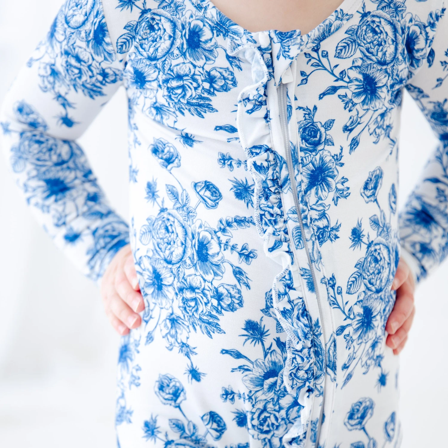 Something Blue Ruffle Convertible Footie 4 Something Blue Ruffle Convertible Footie - Image 2