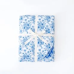 Something Blue Quilted Children's Bamboo Blanket